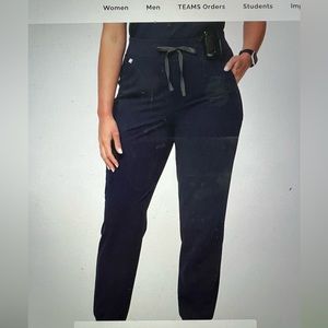 High waisted, Zamora joggers, navy